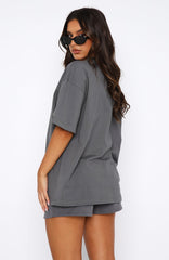 Oversized Tee Volcanic Print