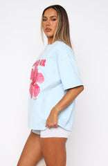 Oversized Tee Baby Blue Romance