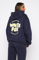 Oversized Hoodie Navy Love For You