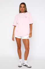 Oversized Tee Baby Pink With Love Always