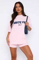 Oversized Tee in Soft Pink
