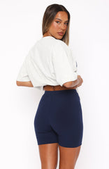 Ribbed Bike Shorts Lounge Wear