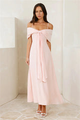 Wishing Hour Maxi Dress Dreamy Off Shoulder Flowy