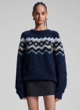Ezra Fairisle Sweater Cozy Winter Knit