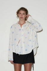 Twin Bow Shirt Elegant Blouse