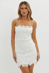 Cami Strap Crochet Lace Dress