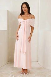 Wishing Hour Maxi Dress Dreamy Off Shoulder Flowy