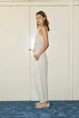 The Cotton Pant In Off White