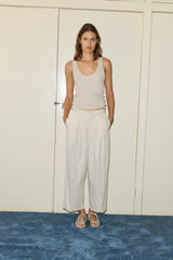 The Cotton Pant In Off White