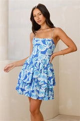 Whisper Soft Mini Dress Flowy Tiered Frill Skirt