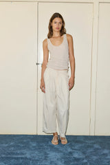 The Cotton Pant In Off White