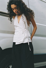 Drawcord Halter Lake Stripe