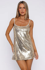 Sizzling Mirage Sequin Mini Dress