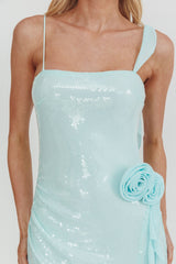 Sequin Cami Maxi Dress Mint