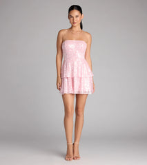 Twirl Queen Sparkle Sequin Skater Dress