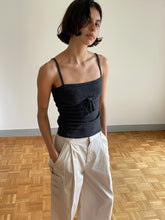 Simple Knit Top Charcoal