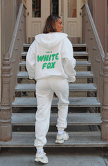 Zip Front Hoodie Cozy Grey