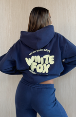 Oversized Hoodie Navy Love For You