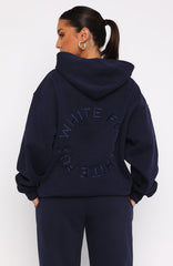 Oversized Hoodie Navy Cozy Comfort