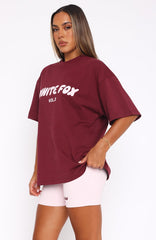 Oversized Tee Red Velvet