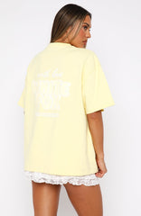 Oversized Lemon Tee With Love Always