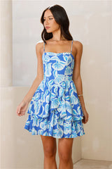 Whisper Soft Mini Dress Flowy Tiered Frill Skirt