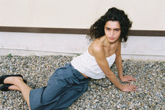 White Tube Top Cropped Fit