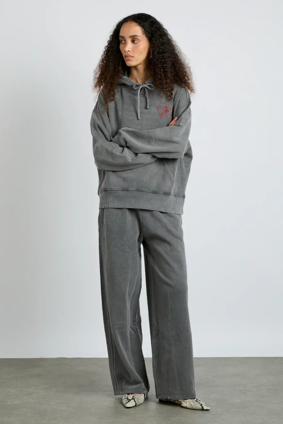 Grey Wash Joggers Effortless Style