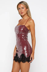 Sequin Mini Dress Evening Glamour