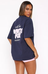 Oversized Tee Navy Love Always